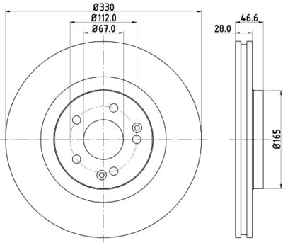 PCD14181 DON Тормозной диск