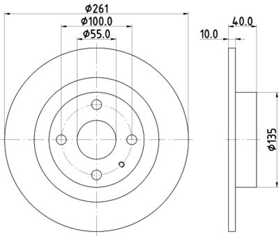 PCD14492 DON Тормозной диск