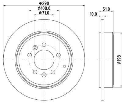 PCD14882 DON Тормозной диск