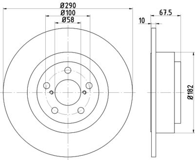 PCD15612 DON Тормозной диск