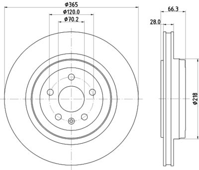 MDC2940C MINTEX Тормозной диск