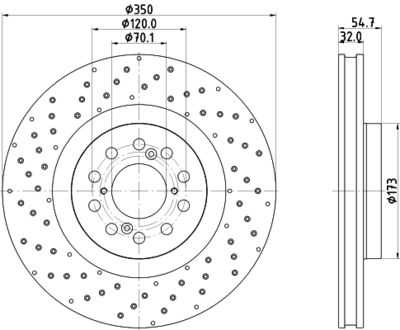 PCD20391 DON Тормозной диск