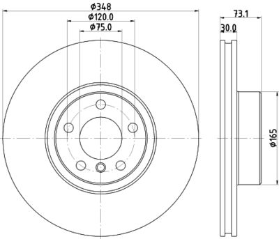 MDC2960LC MINTEX Тормозной диск