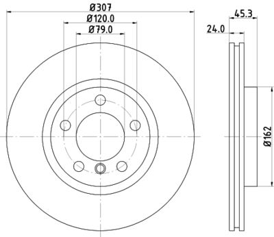 MDC2779C MINTEX Тормозной диск