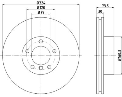 PCD21111 DON Тормозной диск