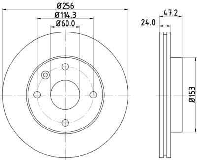 PCD21132 DON Тормозной диск