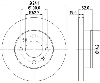 PCD21142 DON Тормозной диск