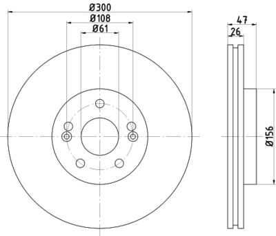 PCD21312 DON Тормозной диск