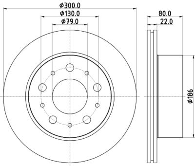 PCD21872 DON Тормозной диск