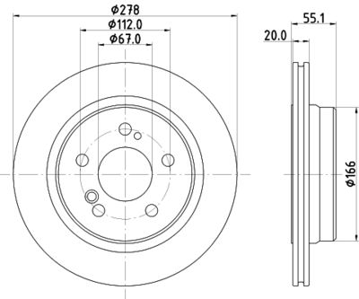 PCD22292 DON Тормозной диск