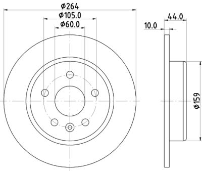 PCD22792 DON Тормозной диск