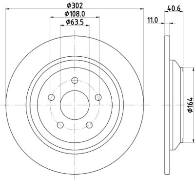 PCD22902 DON Тормозной диск