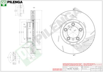 V1705R PILENGA Тормозной диск