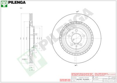 V212 PILENGA Тормозной диск