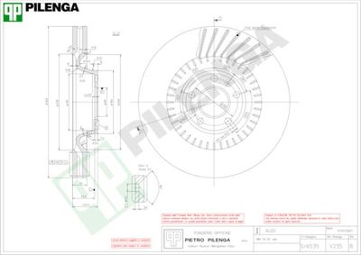 V235 PILENGA Тормозной диск