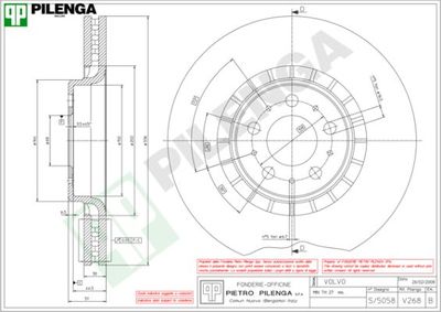 V268 PILENGA Тормозной диск