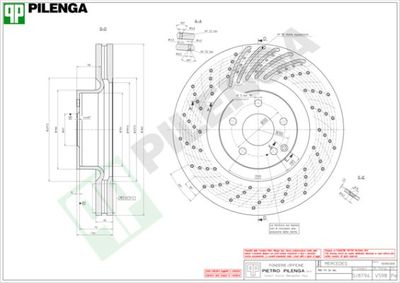 V598 PILENGA Тормозной диск