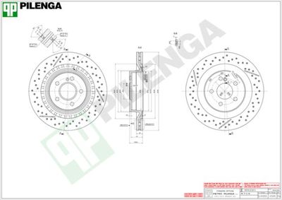 V599 PILENGA Тормозной диск