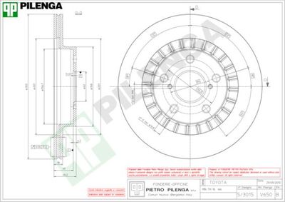 V650 PILENGA Тормозной диск