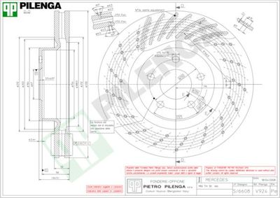 V924 PILENGA Тормозной диск