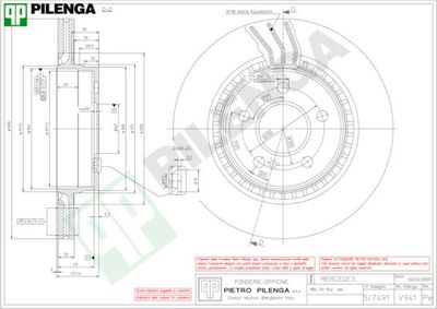 V941 PILENGA Тормозной диск