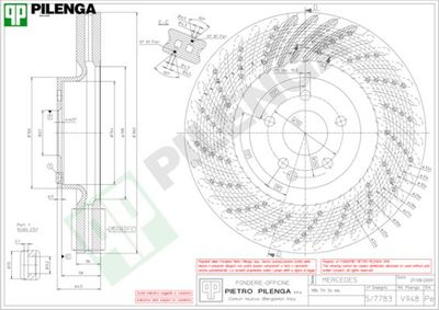 V948 PILENGA Тормозной диск