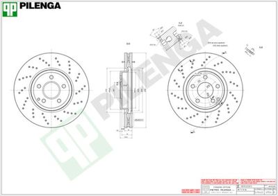 V954 PILENGA Тормозной диск