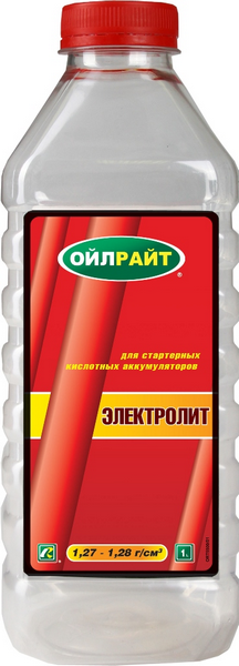  ЭЛЕКТРОЛИТ OIL RIGHT 1Л 55005501 АРТ.5500