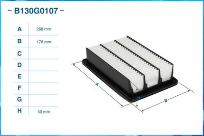 B130G0107 CWORKS Воздушный фильтр