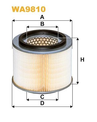 WA9810 WIX FILTERS Воздушный фильтр