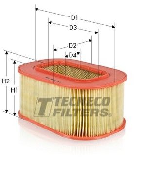 AR899OV TECNECO FILTERS Воздушный фильтр