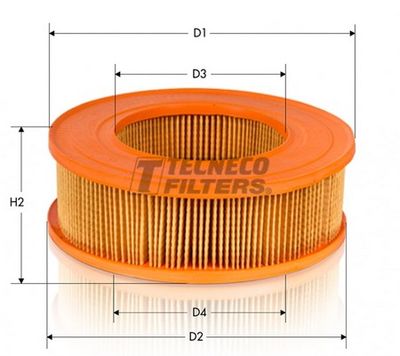 AR242 TECNECO FILTERS Воздушный фильтр