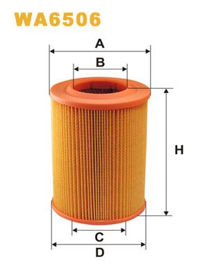 WA6506 WIX FILTERS Воздушный фильтр