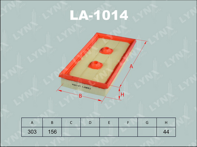 LA1014 LYNXauto Воздушный фильтр