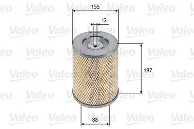 585666 VALEO Воздушный фильтр