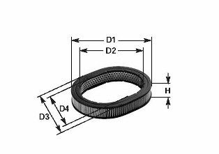 MA3072 CLEAN FILTERS Воздушный фильтр