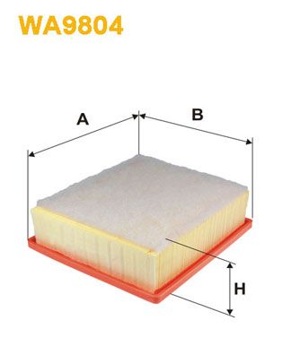 WA9804 WIX FILTERS Воздушный фильтр