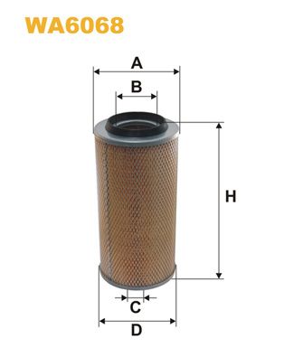 WA6068 WIX FILTERS Воздушный фильтр