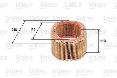 585718 VALEO Воздушный фильтр