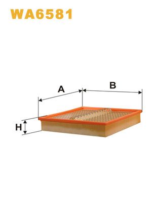 WA6581 WIX FILTERS Воздушный фильтр