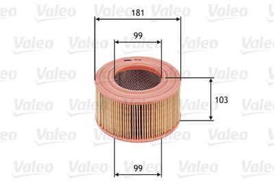 585708 VALEO Воздушный фильтр