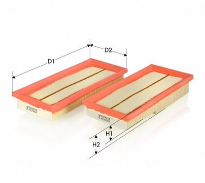 AR2861PMX2 TECNECO FILTERS Воздушный фильтр