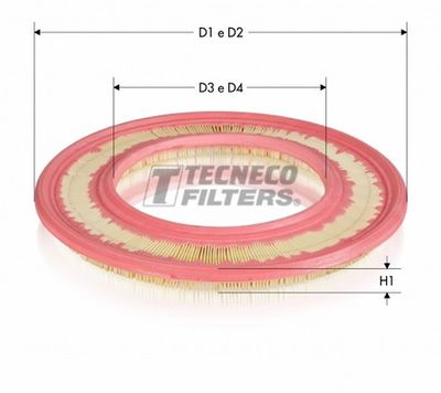 AR211PMR TECNECO FILTERS Воздушный фильтр