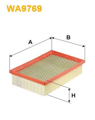 WA9769 WIX FILTERS Воздушный фильтр