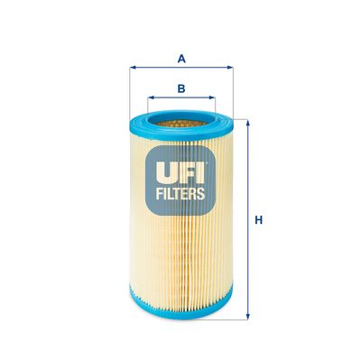 2763000 UFI Воздушный фильтр