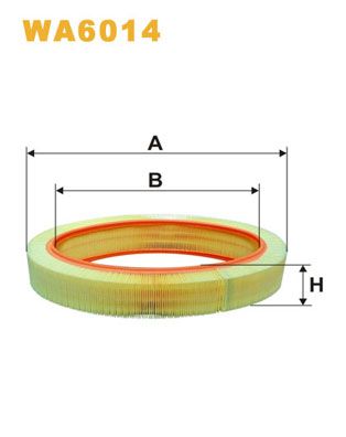 WA6014 WIX FILTERS Воздушный фильтр