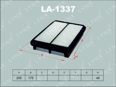 LA1337 LYNXauto Воздушный фильтр