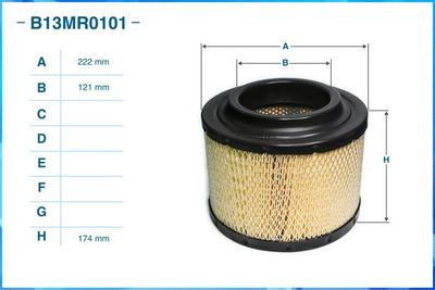 B13MR0101 CWORKS Воздушный фильтр