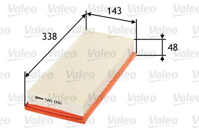 585050 VALEO Воздушный фильтр