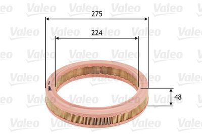 585657 VALEO Воздушный фильтр